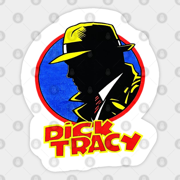 Dick Tracy Sticker by nicklower